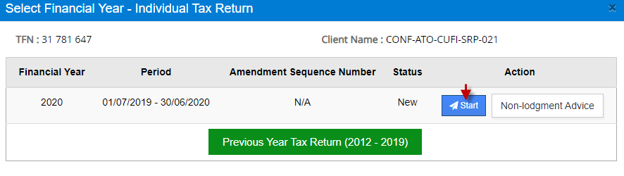 Individual Tax Return 2020 | GovReports